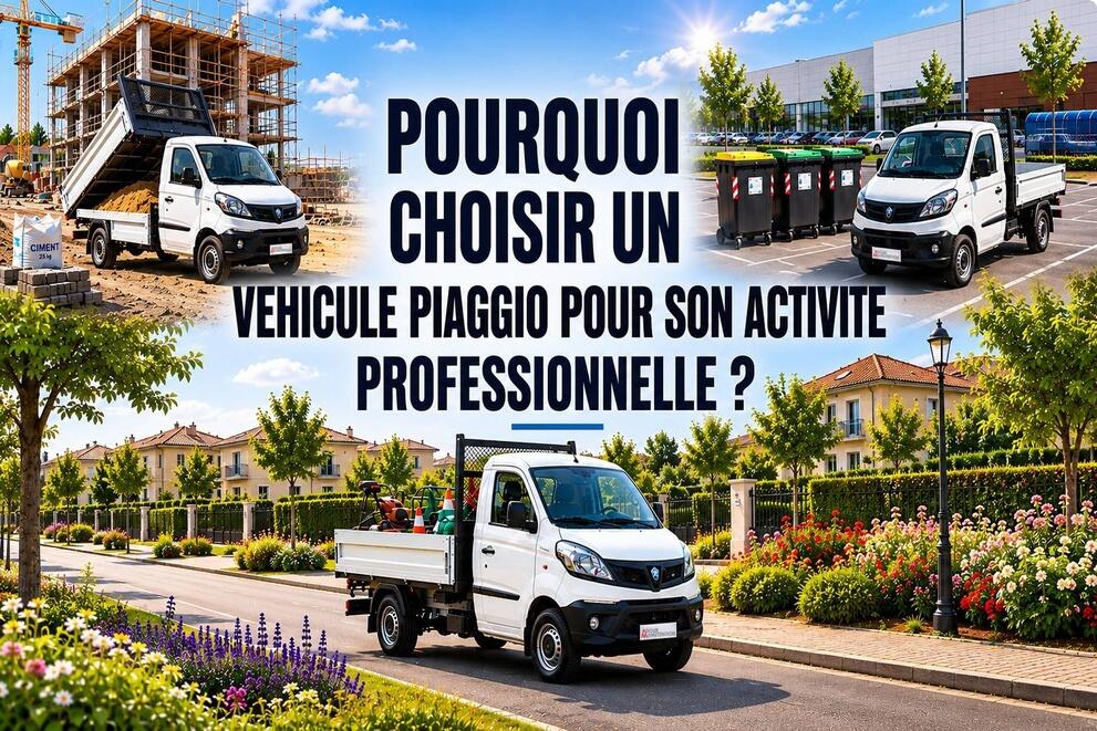 Pourquoi choisir un véhicule Piaggio pour son activité professionnelle ?